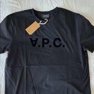 A.P.C. Men's Classic Black Tee